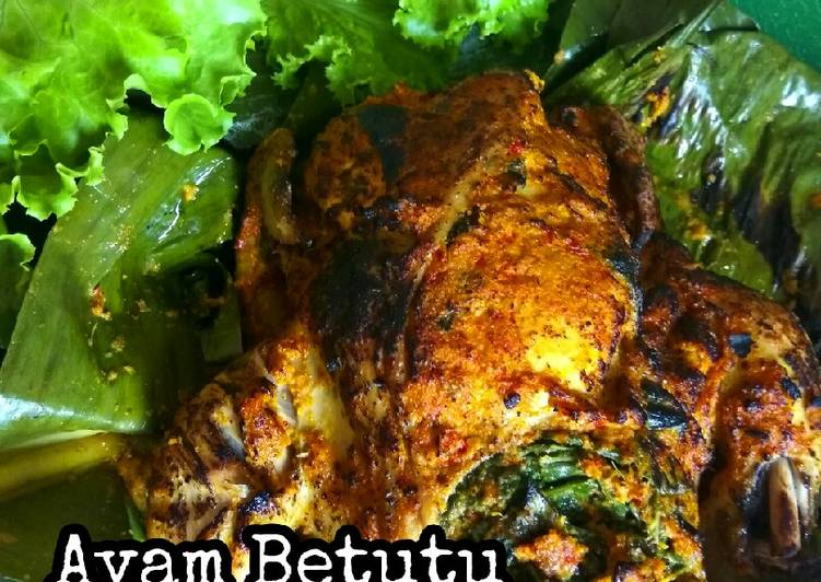 Resep Ayam Betutu (Bakar Tanpa oven / arang) Anti Gagal
