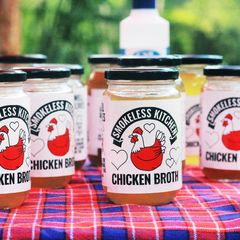 A picture of Chicken Broth by Smokeless Kitchen.