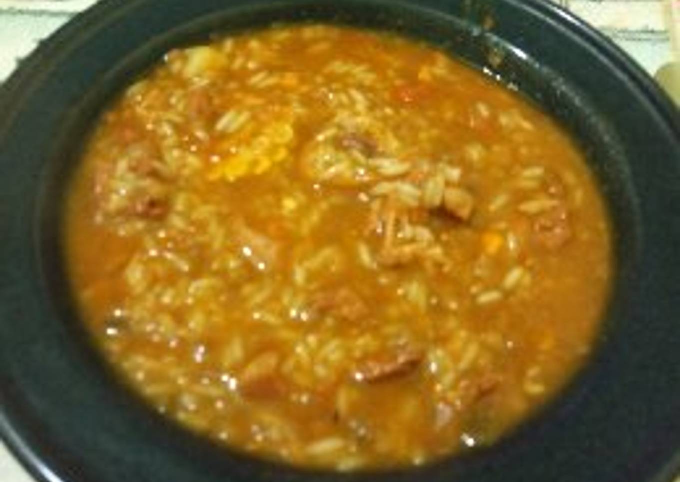 Guiso de arroz tradicional: con patita de cerdo 馃嚭馃嚲