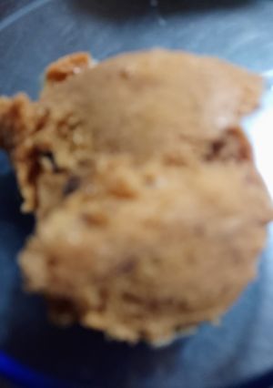 Una foto de Helado de dulce de leche granizado 🍦😋