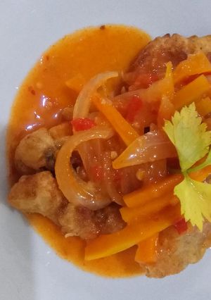 Foto resep Ikan fillet saus pedas