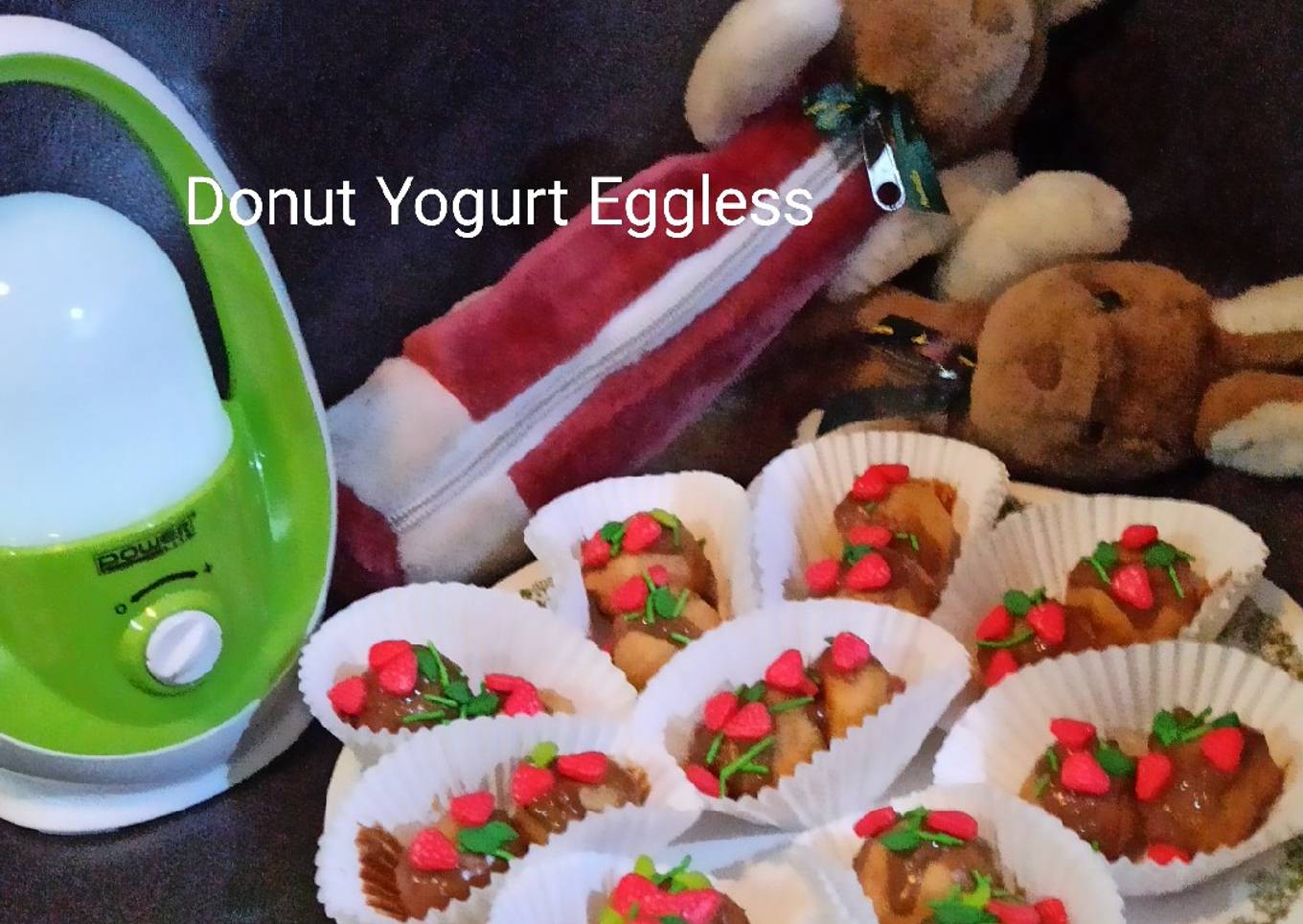 Donut Yogurt Eggless (Tanpa Telur)