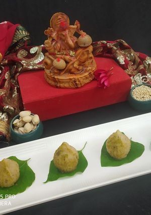 A picture of Barnyard millet Modak.