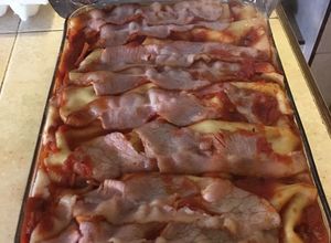 Una foto de Lasagna barcenas/torres