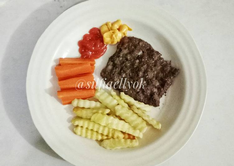 Resep Beef Steak (Beef Patty), Enak Banget