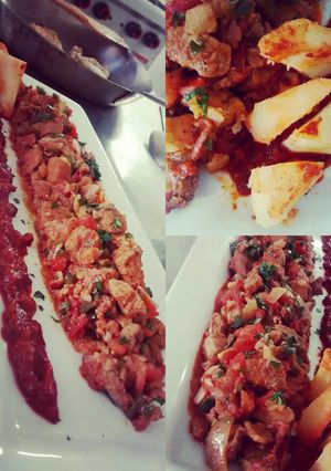 Una foto de Discada Norteña con Salsa Tarahumara