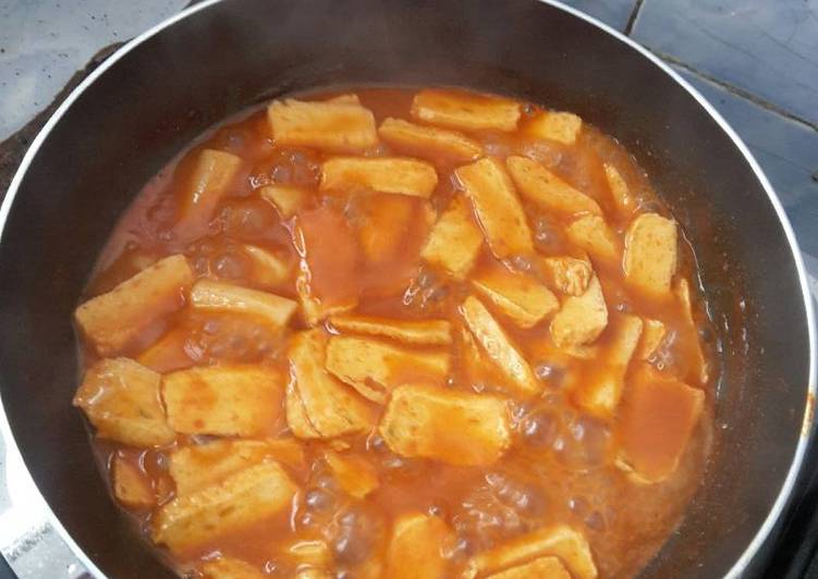 Resep Tteokpokki Homemade, Enak