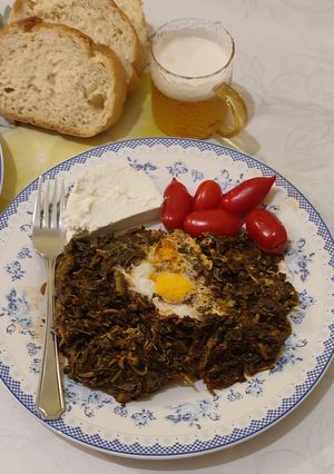 Φωτογραφία της συνταγής Βλίτα τηγανιτά με αυγά