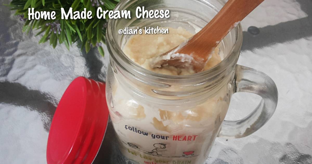 Resep Home Made Cream Cheese, Simple! Oleh • Dian's Kitchen • - Cookpad