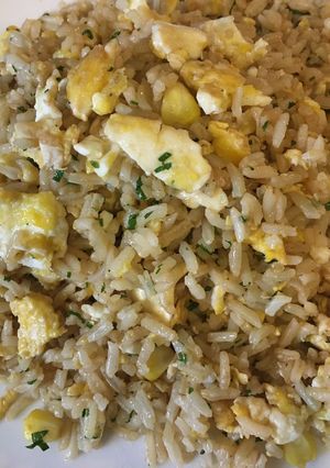 Una foto de “Casi” arroz chaufa casero 😜