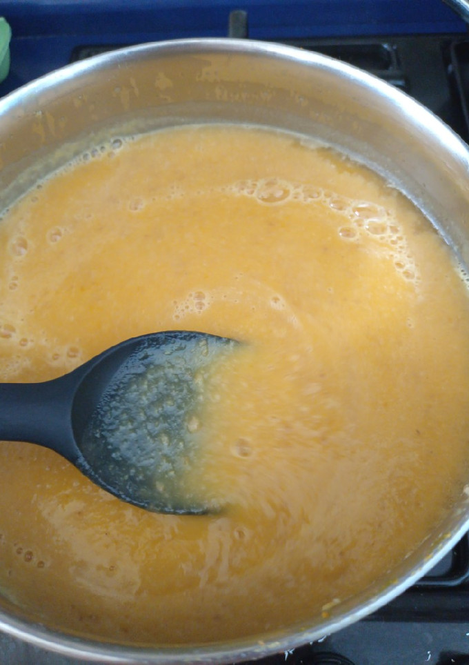 Una foto de Crema o potaje calabaza tm6