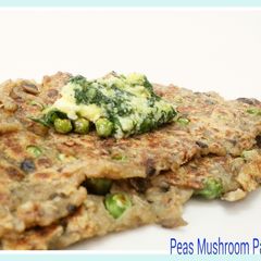 A picture of Peas-Mushroom Pancake.