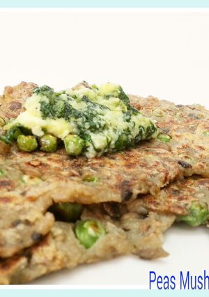 A picture of Peas-Mushroom Pancake.