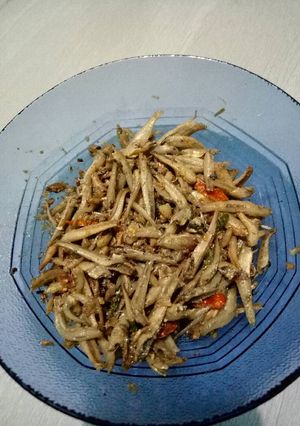 Foto resep Oseng teri jengki