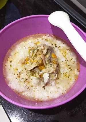 Foto resep Bubur Lemak & Sup Ikan Kembung (MPASI 8M)