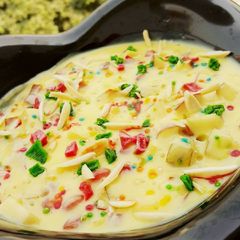 A picture of Fruit custard.