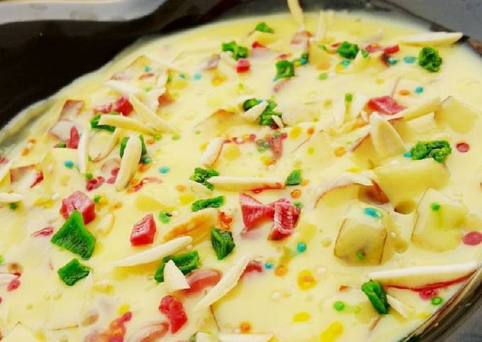 Recipe of Homemade Fruit custard
