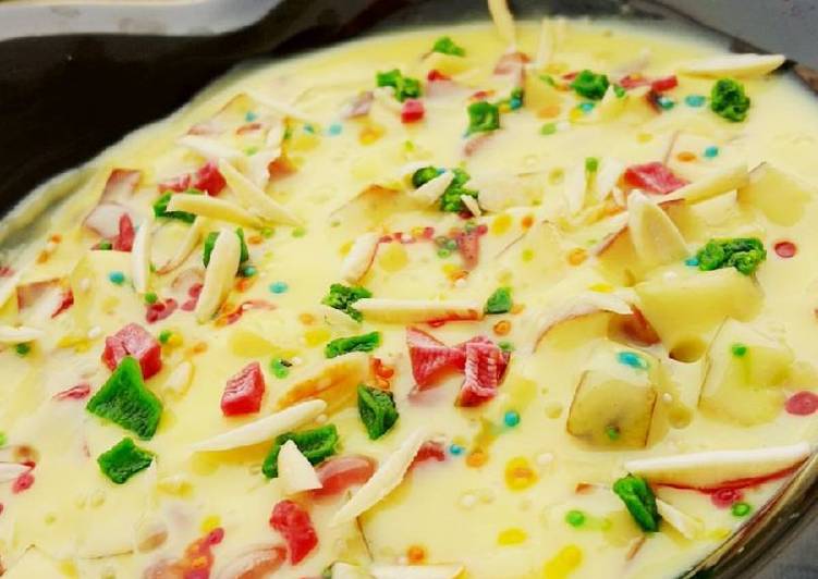 Easiest Way to Prepare Quick Fruit custard