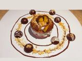 Bombones de chocolate rellenos de rompope