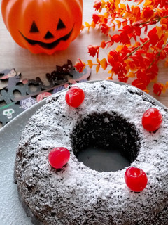 Una foto de Bizcocho de chocolate 🎃🧡