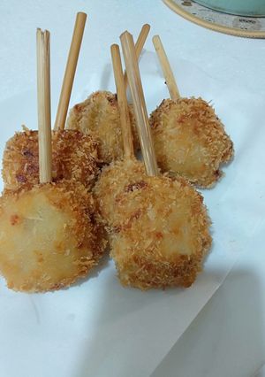 Foto resep Bola-bola Ayam tusuk (Kaki Naga