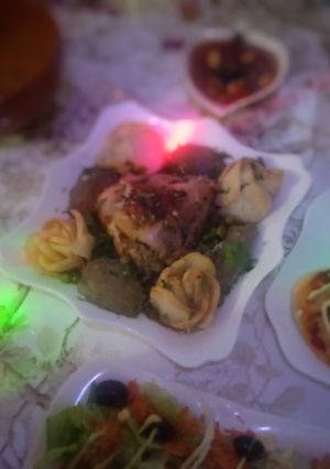 صورة لوصفة طاجين جلبانة ولقرنون
