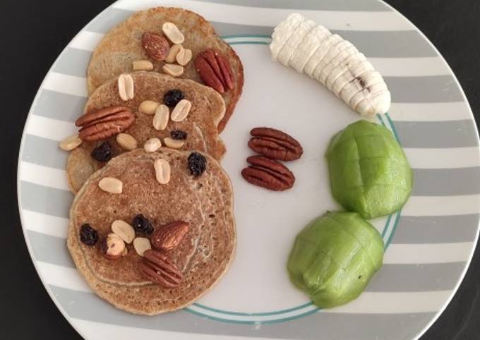 Le moyen le plus simple de Préparer Délicieux Pancakes avoine-banane