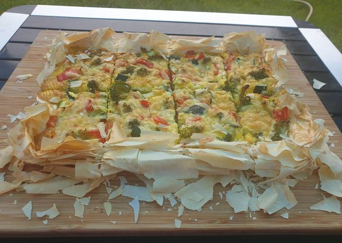 Quick Filo Quiche