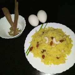 A picture of Egg Halua.