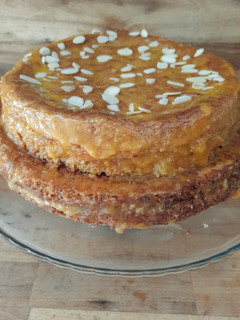 Foto de Bolo de Amêndoa com Doce de Ovos