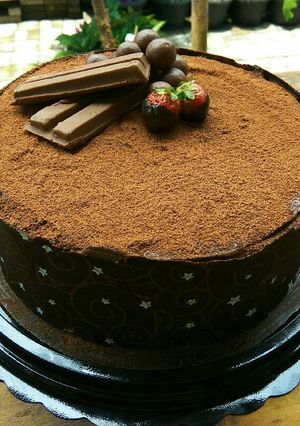 Foto resep Chocolate truffle cake