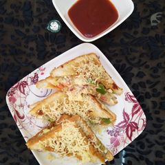 A picture of Cheez mayo dhamaal sandwich.