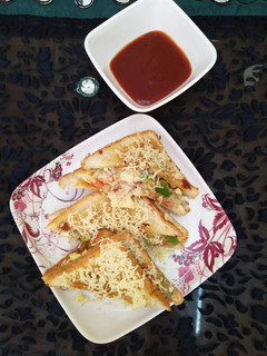 A picture of Cheez mayo dhamaal sandwich.