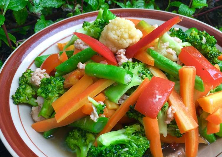 Resep Tumis sayuran warna warni 🍆 oleh Rella Indah Pratiwi ...