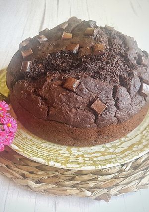 Una foto de Banana bread de chocolate