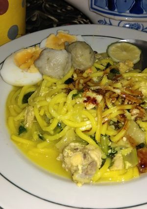 Foto resep Mie Kuning Kuah