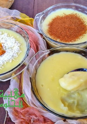 صورة لوصفة مهلبية البطاطا الحلوه🍠🍧 لذيذه ومفيده