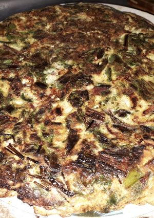 Una foto de Tortilla de remolacha