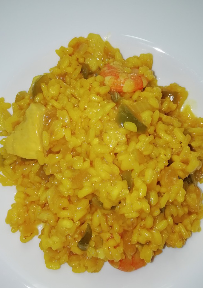Una foto de Paella fácil