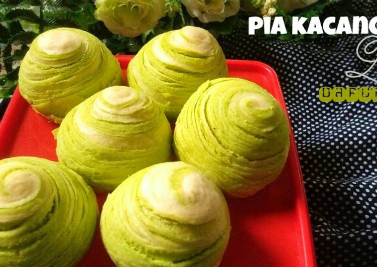 Resep Pia kacang hijau (layers) Anti Gagal