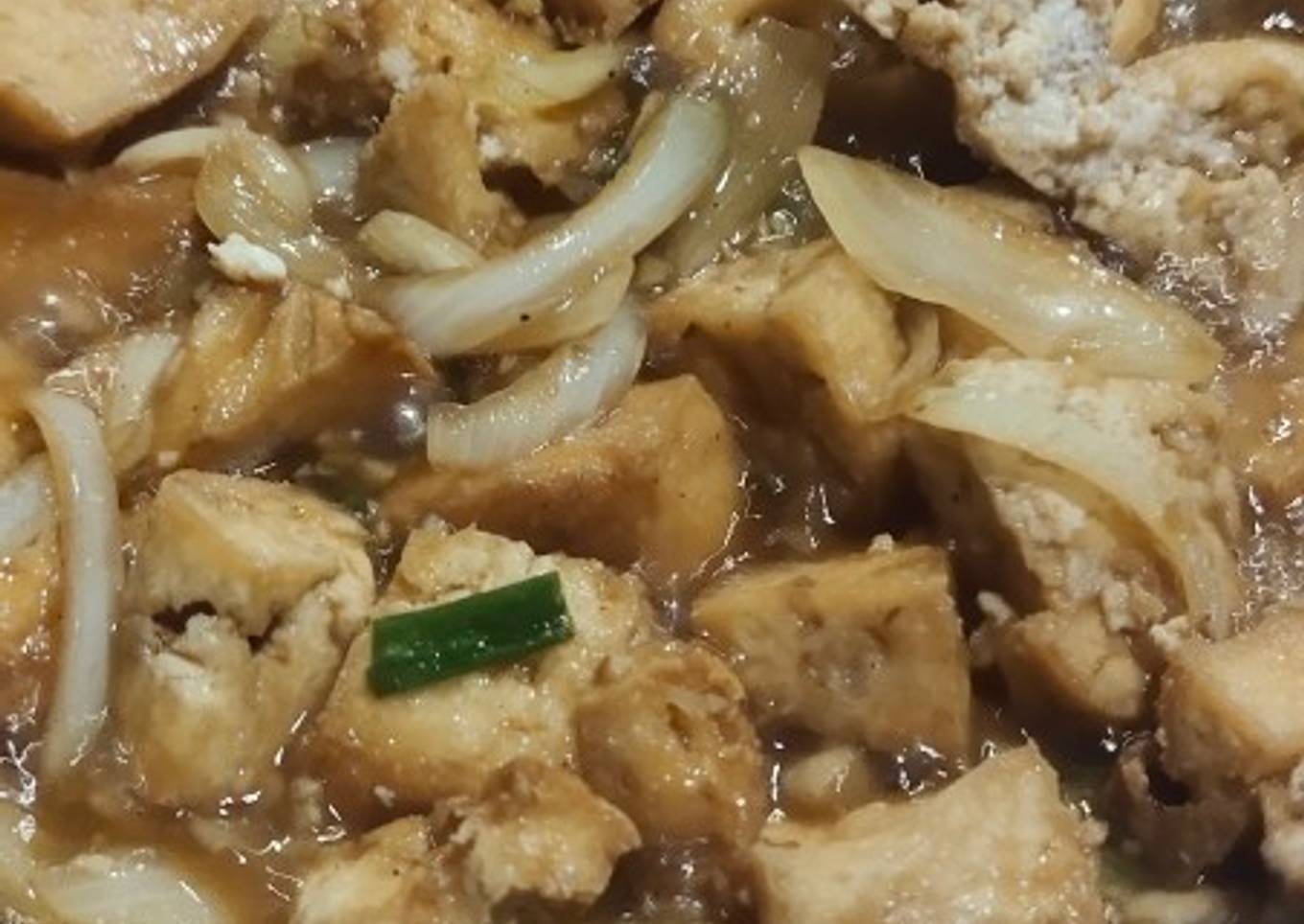 Tumis Tahu kecap simpel