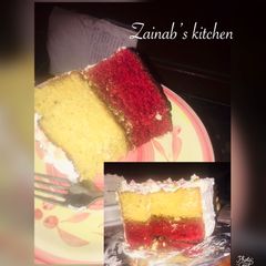 A picture of Red velvet cake🎂.
