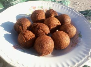 Una foto de Buñuelos de banana
