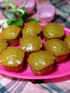 Foto resep Bolu sakura eggless no mixer no oven