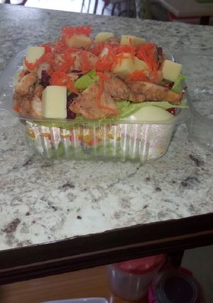 A picture of Chicken salad.