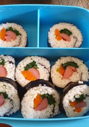 Foto resep Sushi / Gimbap simpel untuk bekal anak