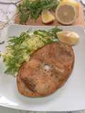 Trancio di pesce spada in friggitrice ad aria