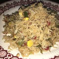 बीन्स फ्राइड राइस(Beans fried recipe in Hindi)-レシピのメイン写真
