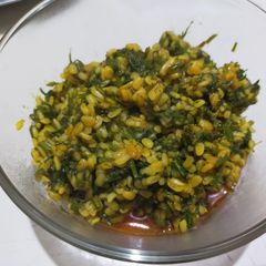 A picture of Dill-Moong daal sabzi.