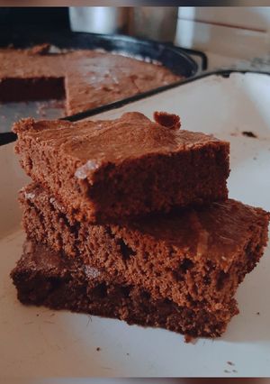 Una foto de Brownies caseritos y fáciles